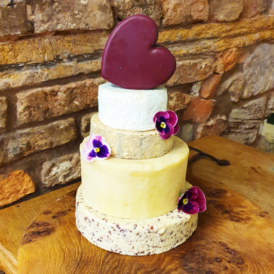Annie Cheese Wedding Cake, 3.15kg to 6.15kg small cheese tower.