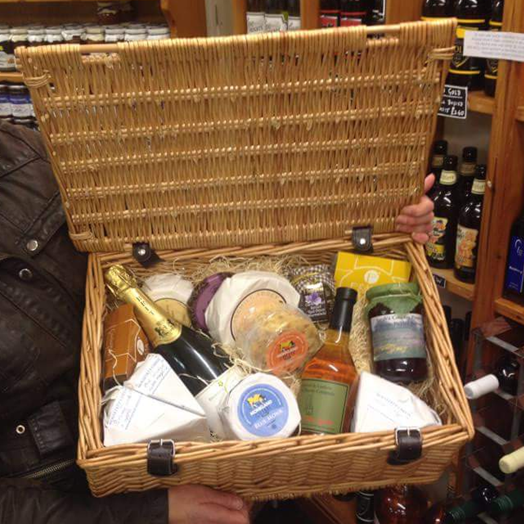 Wicker Hamper, empty to fill with cheese (Various sizes)
