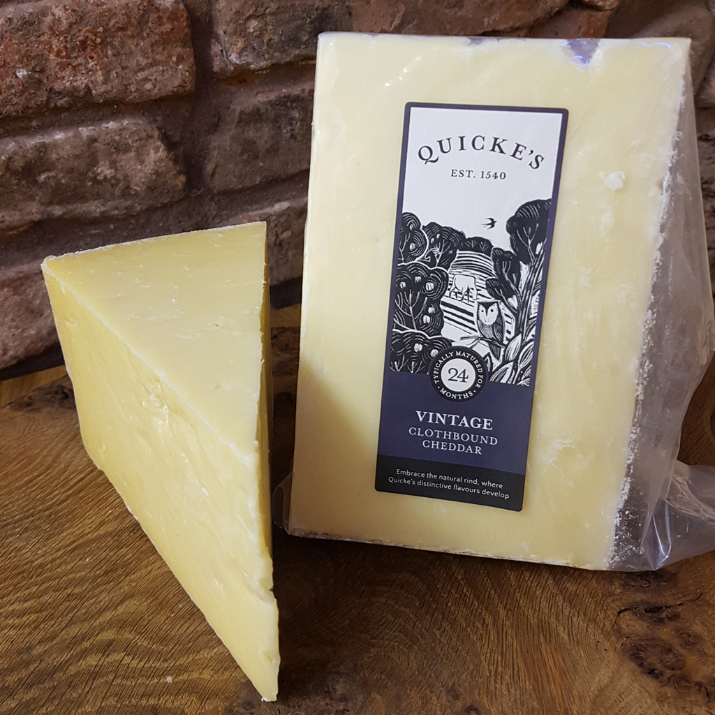 Quickes Vintage Cheddar Cheese, 2 year matured cheddar