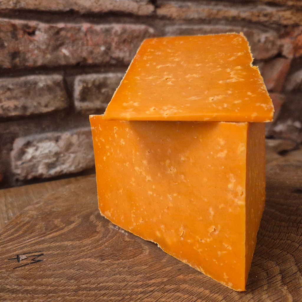 Rutland Red, wonderfully tasty red leicester cheese