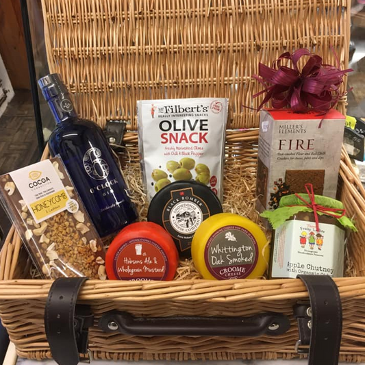 Wicker Hamper, empty to fill with cheese (Various sizes)