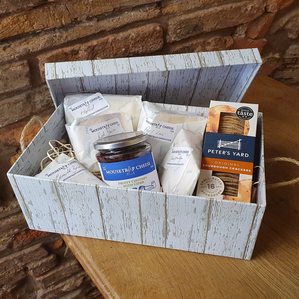 Card Hampers to put cheese in