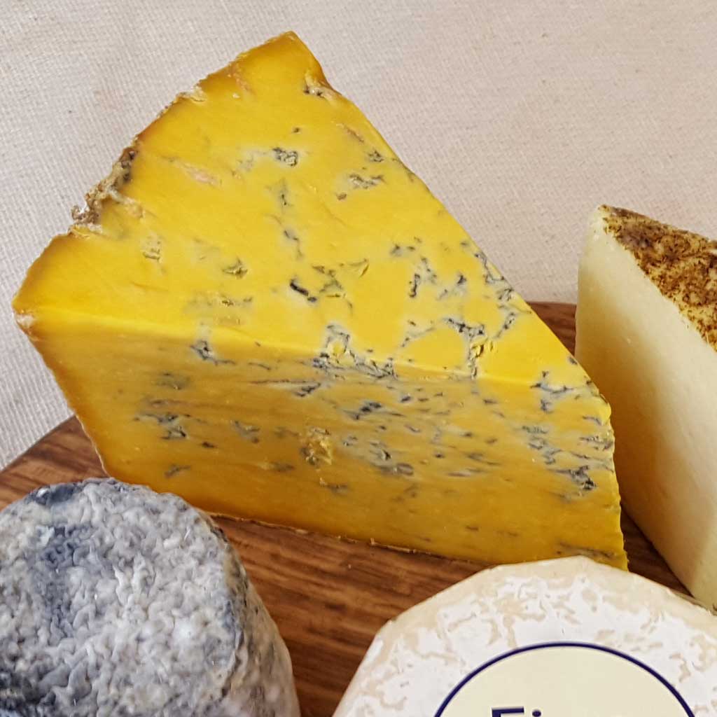 Shropshire Blue Cheese from the Colston Bassett Dairy